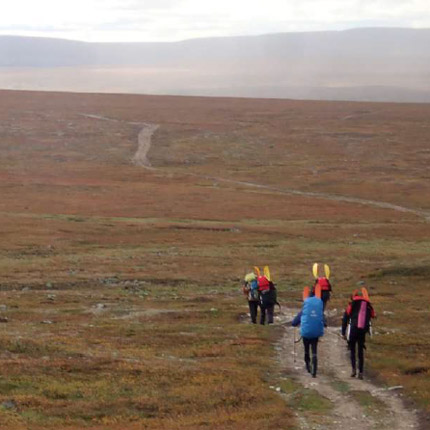 LAPONIA. CRUCE DEL ALTIPLANO DEL FINNMARK